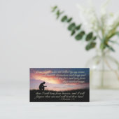 2 Chronicles 7:14 Als mijn mensen bidden, Bijbelve Visitekaartje (Staand voorkant)