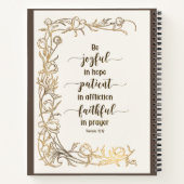 2 Chronicles 7:14 als mijn mensen bidden Notitieboek (Achterkant)