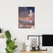 2 Chronicles 7:14 Als mijn volk zal bidden Poster (Thuiskantoor)