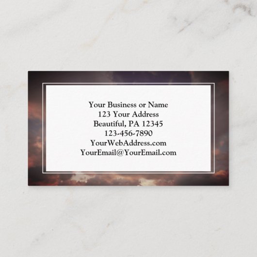 2 Chronicles 7:14 Als mijn volk zal bidden Visitekaartje (Achterkant)