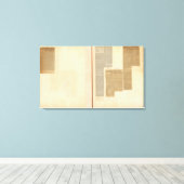 2 Clippings Canvas Afdruk (Insitu (Houten vloer))