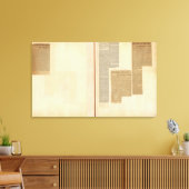 2 Clippings Canvas Afdruk (Insitu (Woonkamer))
