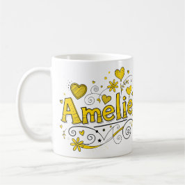 2 Color Amelie 4 - Doodle Koffiemok