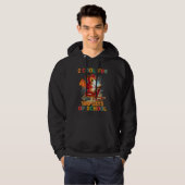 2 Cool for 100 Days of School Young Dragon Reading Hoodie (Voorkant volledig)