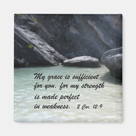 2 Cor. 12:9 Magneet (Voorkant)