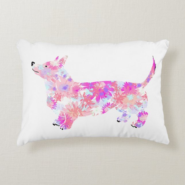 2 corgi's 1 kussen (Voorkant)