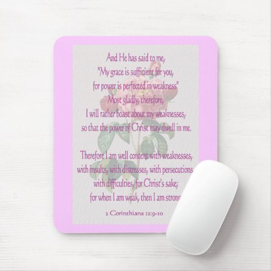 2 Corinthians 12:9-10 Muismat (Met muis)