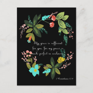 2 Corinthians 12:9 Briefkaart