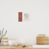 2 Corinthians 12:9 Mijn genade is voldoende Poster (Keuken)
