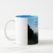 2 Corinthians 12:9 Mijn genade is voldoende ... Tweekleurige Koffiemok (Links)