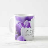 2 Corinthians 12:9 Mijn genade is voldoende voor u Koffiemok (Voorkant links)