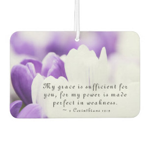2 Corinthians 12:9 Mijn genade is voldoende voor u Luchtverfrisser