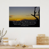 2 Corinthians 12:9 Poster (Keuken)