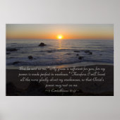 2 Corinthians 12:9 Poster (Voorkant)