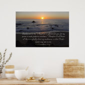 2 Corinthians 12:9 Poster (Keuken)