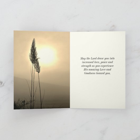 2 Corinthians 12:9 Zijn genade is voldoende Kaart (Binnen)