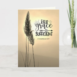 2 Corinthians 12:9 Zijn genade is voldoende Kaart
