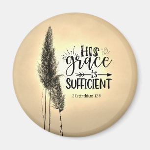 2 Corinthians 12:9 Zijn genade is voldoende Magneet