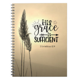 2 Corinthians 12:9 Zijn genade is voldoende Notitieboek