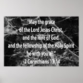 2 Corinthians 13:14 Poster (Voorkant)