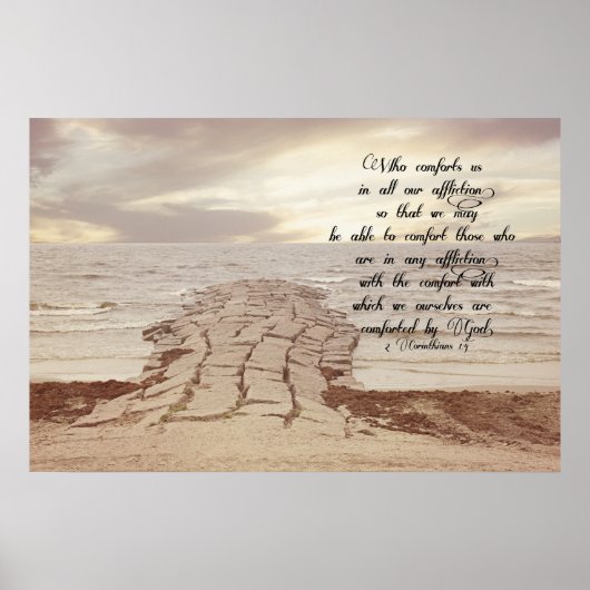 2 Corinthians 1:4 Poster (Voorkant)