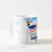 2 Corinthians 3:17 Er is vrijheid, Amerikaanse vla Koffiemok (Voorkant links)