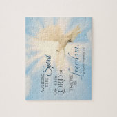 2 Corinthians 3:17 ...er zijn Freedom Bible Verse Legpuzzel (Verticaal)