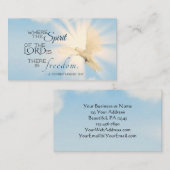 2 Corinthians 3:17 ...er zijn Freedom Bible Verse Visitekaartje (Voorkant / Achterkant)