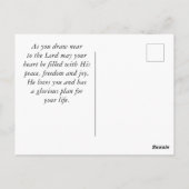 2 Corinthians 3:17 Freedom Bijbelversie Briefkaart (Achterkant)