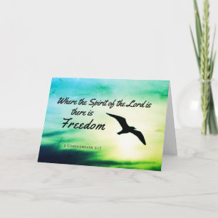 2 Corinthians 3:17 Freedom Bijbelversie Kaart