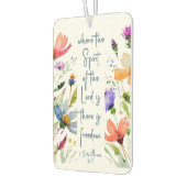 2 Corinthians 3:17 Freedom Bijbelversie Luchtverfrisser (Links)