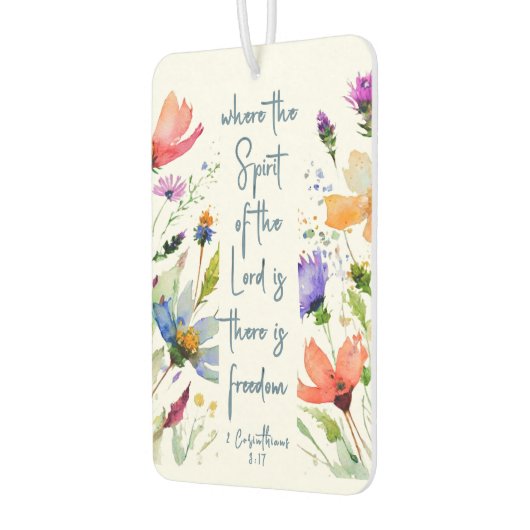 2 Corinthians 3:17 Freedom Bijbelversie Luchtverfrisser (Links)