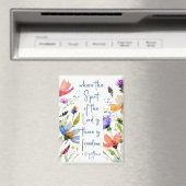 2 Corinthians 3:17 Freedom Bijbelversie Magneet (Insitu (Vaatwasser))