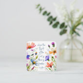 2 Corinthians 3:17 Freedom Bijbelversie Vierkante Visitekaartje (Staand voorkant)