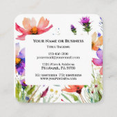 2 Corinthians 3:17 Freedom Bijbelversie Vierkante Visitekaartje (Achterkant)