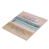 2 Corinthians 3:18 omgevormd tot zijn Afbeelding Tegeltje (Zijkant)