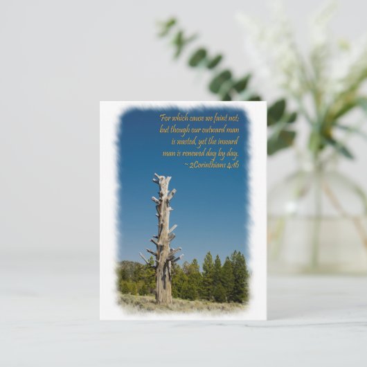 2 Corinthians 4:15 Briefkaart (Staand voorkant)