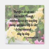 2 Corinthians 4:16 Magneet (Voorkant)