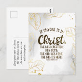 2 Corinthians 5:17 Als iemand in Christus is Briefkaart (Voorkant / Achterkant)
