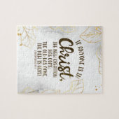 2 Corinthians 5:17 Als iemand in Christus is Legpuzzel (Horizontaal)