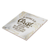 2 Corinthians 5:17 Als iemand in Christus is Tegeltje (Zijkant)