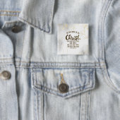 2 Corinthians 5:17 Als iemand in Christus is Vierkante Button 5,1 Cm (In situ)
