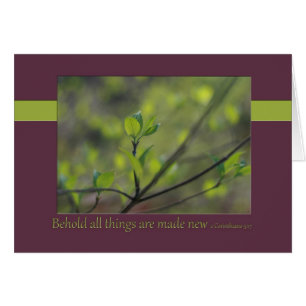 2 Corinthians 5:17 Behold alles wordt nieuw gemaak