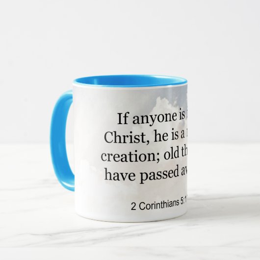2 Corinthians 5:17, Bijbelvers, Mok (Voorkant links)