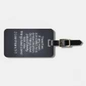 2 Corinthians 5:17 Bijbelversie Bagagelabel (Voorkant horizontaal)