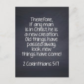 2 Corinthians 5:17 Bijbelversie Briefkaart (Voorkant)