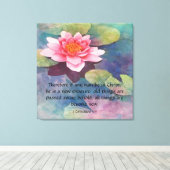 2 Corinthians 5:17 Canvas Afdruk (Insitu (Houten vloer))