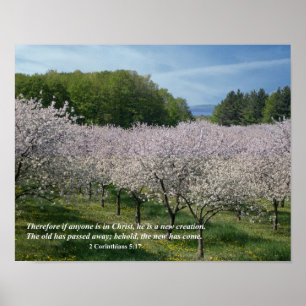 2 Corinthians 5:17 Christelijk Poster
