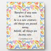 2 Corinthians 5:17 Plaque Fotoplaat (Voorkant)