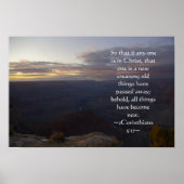 2 Corinthians 5:17 Poster (Voorkant)